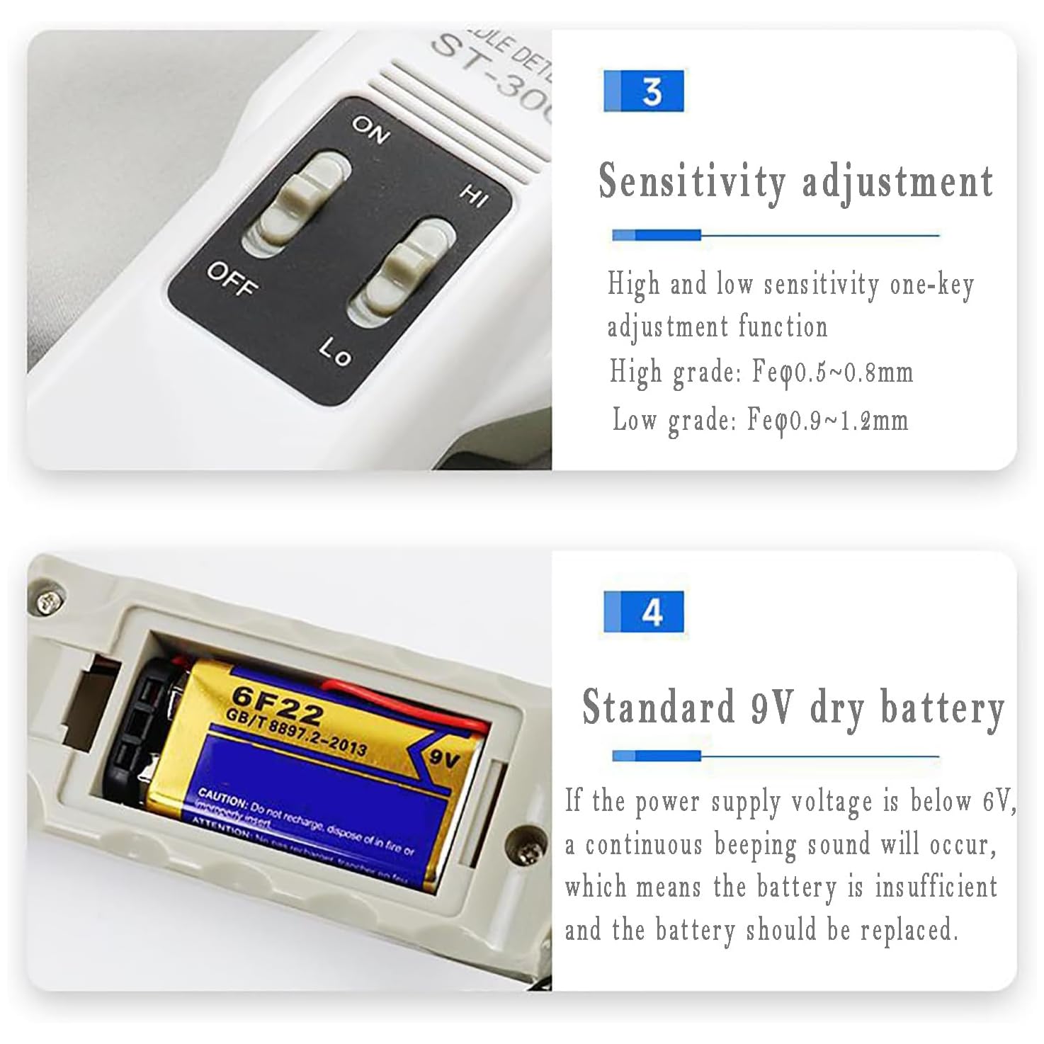 Amazon.co.jp: 検針器、ニット衣料用手持ち金属探知機、靴、織物、衣類